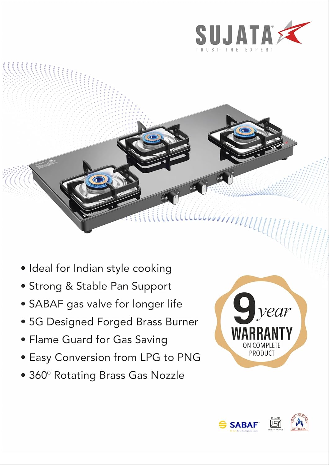 3 Burners