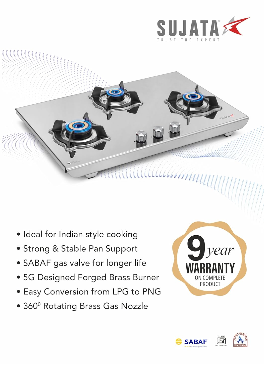 3 Burners