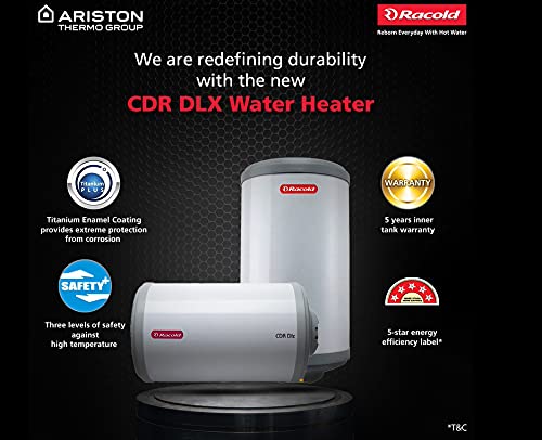 Racold CDR DLX 15V  ABS Body 5 Star Water Heater (Geyser)