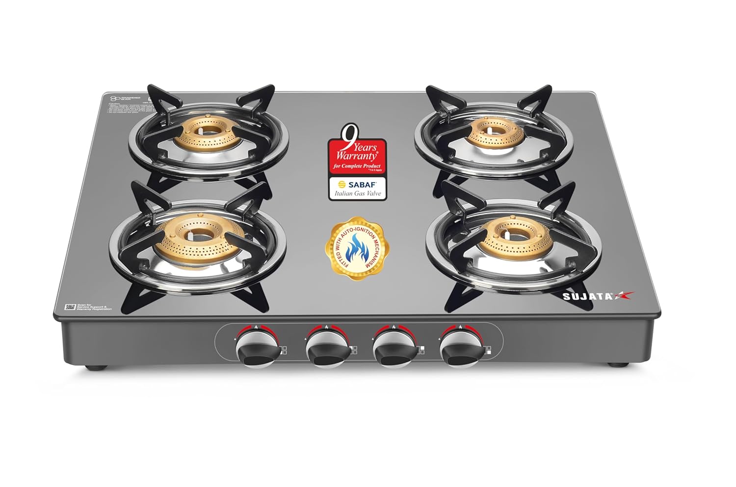 4 Burners 