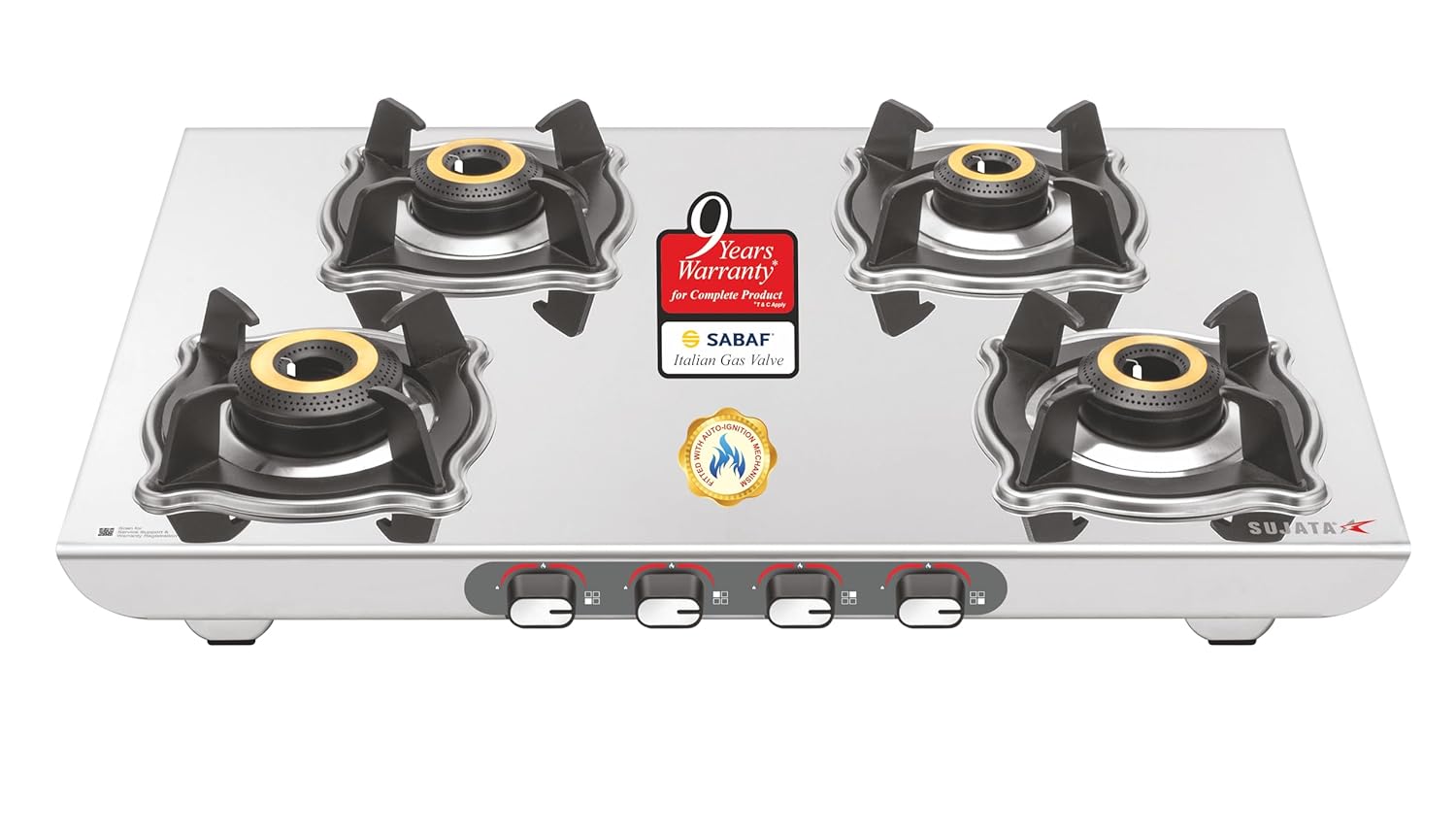 4 Burners