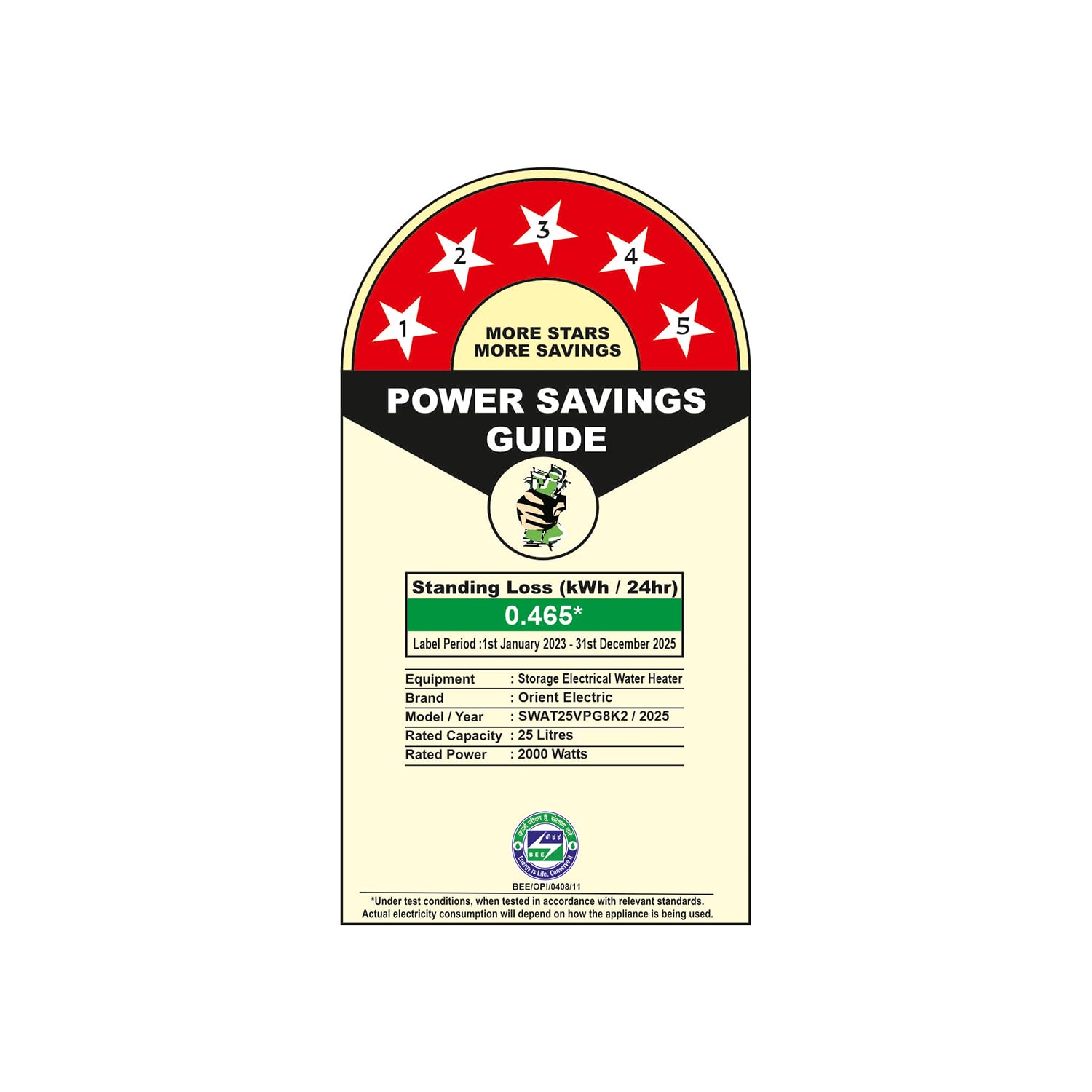 Orient Electric AQUATOR+ | 25L Storage water heater| 5 Ultra-diamond Glassline