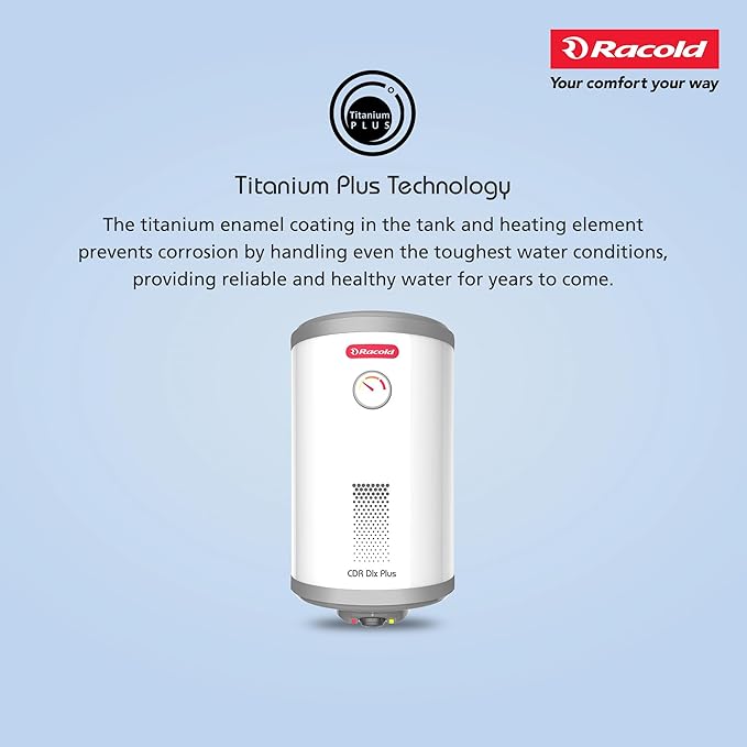 Racold CDR DLX Plus 25L Vertical Energy Efficient Storage Water Heater