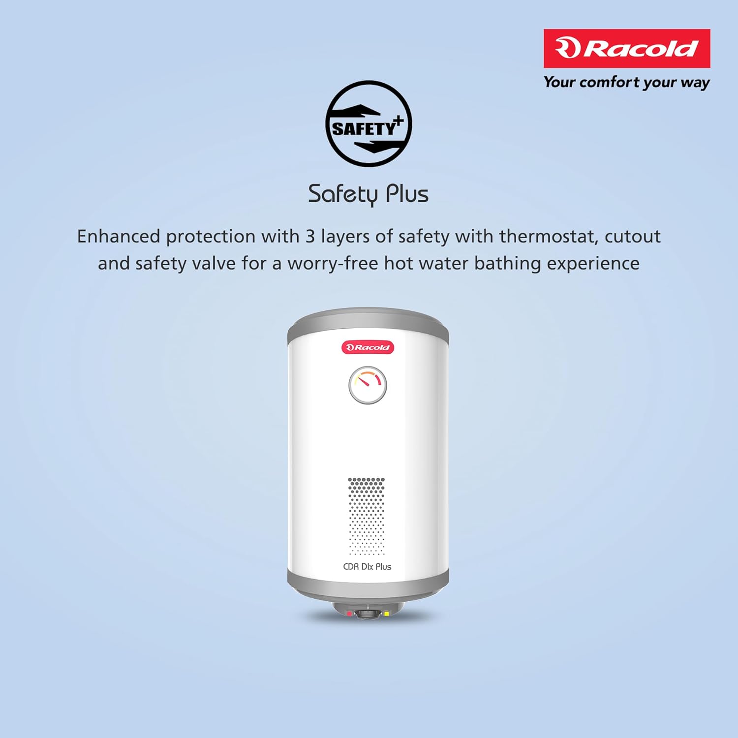 Racold CDR DLX Plus 25L Vertical Energy Efficient Storage Water Heater