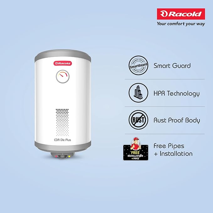 Racold CDR DLX Plus 25L Vertical Energy Efficient Storage Water Heater