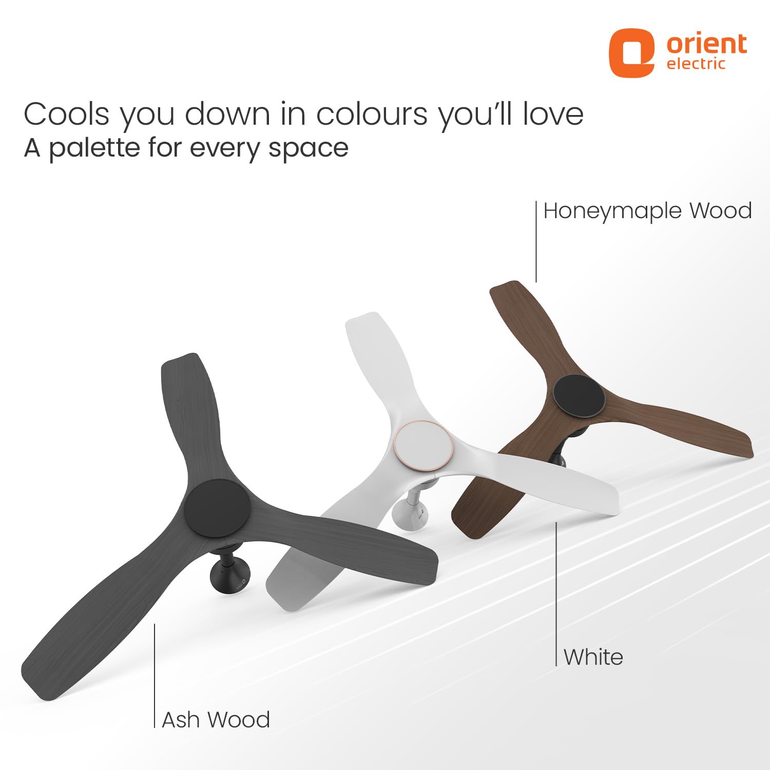 Aerosense BLDC Ceiling Fan  1200mm with Remote (Ash Wood)