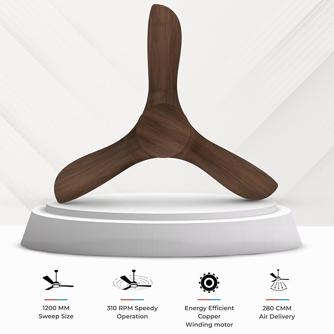 Polycab Silencio Cruiser Prime 1200mm ceiling fan| Higher Air Delivery| Low noise