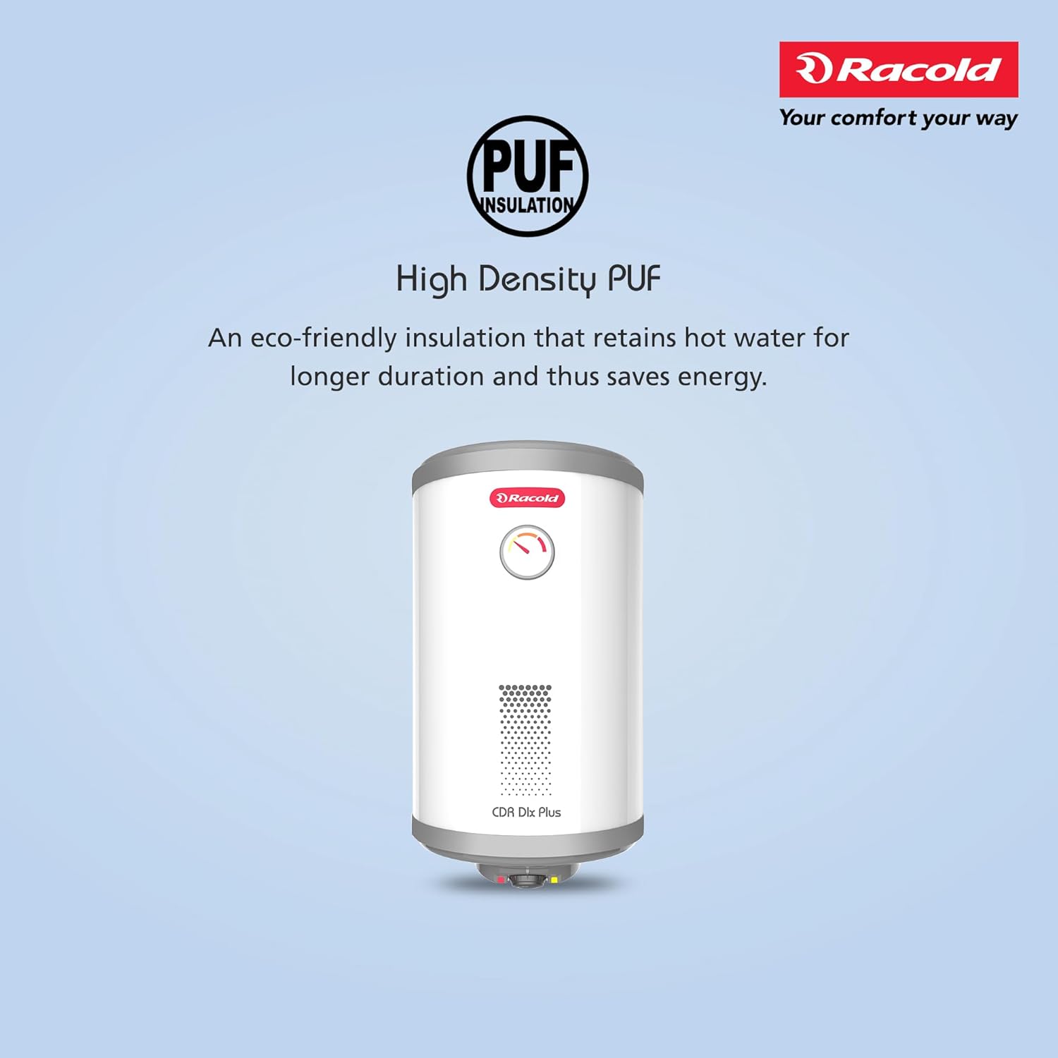 Racold CDR DLX Plus 25L Vertical Energy Efficient Storage Water Heater