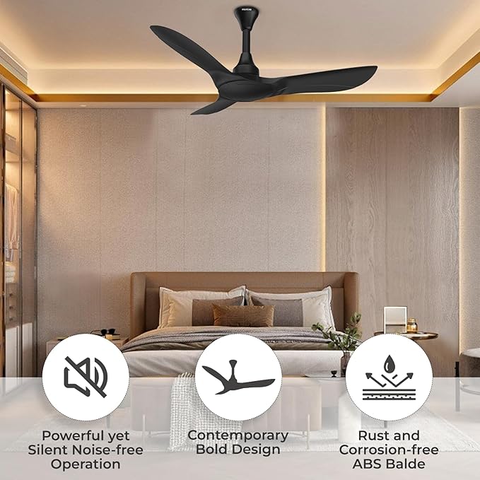 Polycab Silencio Cruiser Prime 1200mm ceiling fan| Higher Air Delivery| Low noise
