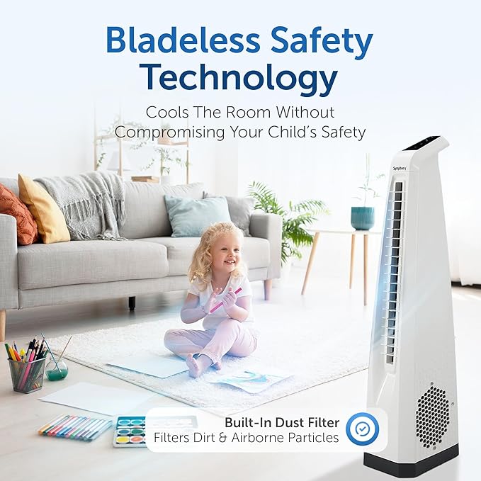 Symphony Surround-i High Speed Bladeless Technology Tower Fan