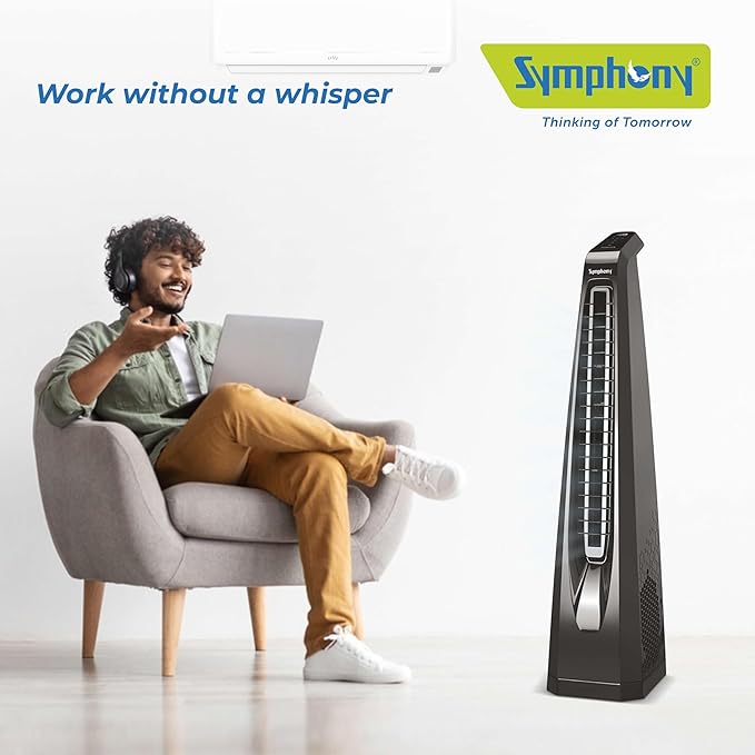 Symphony Surround B Personal Tower Fan | Silent Tower Fan for Home | BLDC