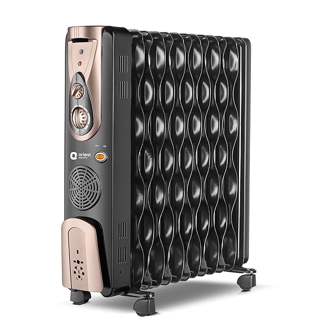 Orient Electric Comforter collection 13 fin oil filled radiator | Advanced S-shaped Fins