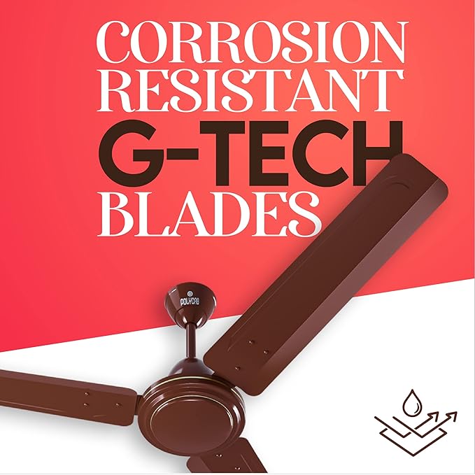 Polycab Zoomer High Speed 1200 mm 1 star rating Ceiling Fan