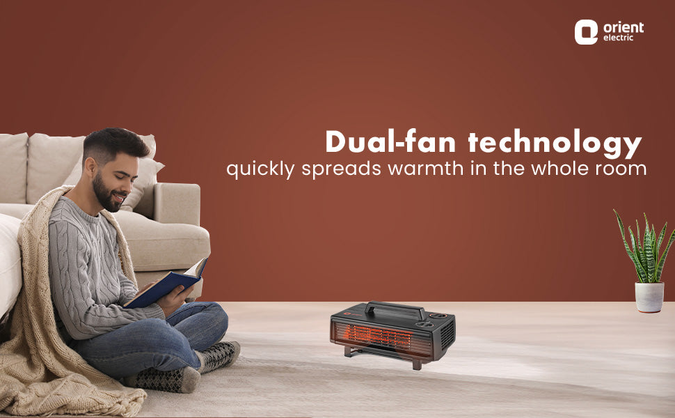Orient Electric Heat Convector Compact Heater | 2000W with two heat settings