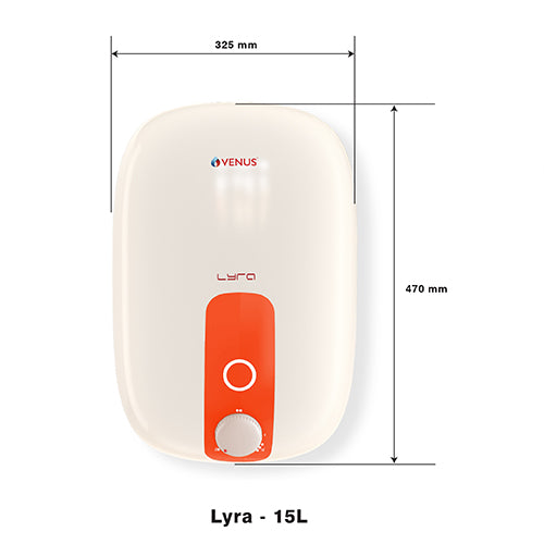 Venus 15 L Storage Water Geyser (Lyra 15R, White)